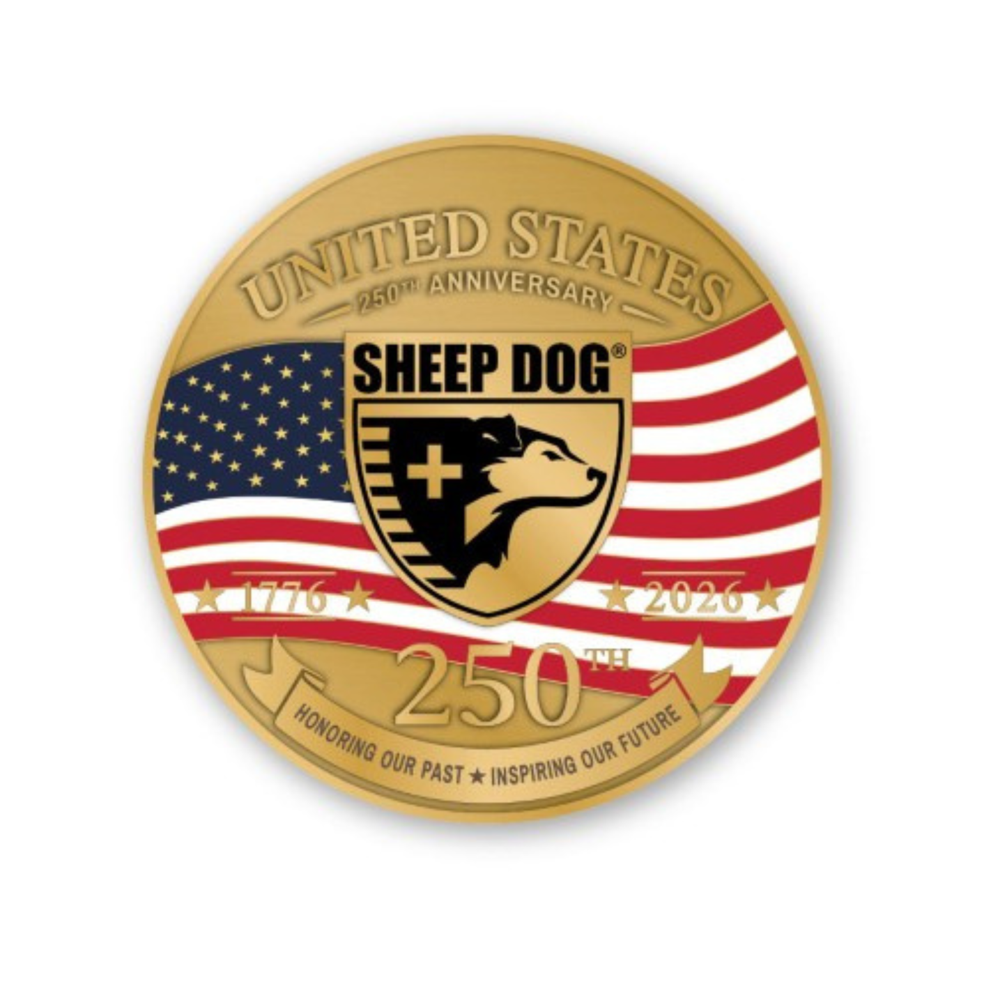 SDIA America 250th Commemorative Challenge Coin