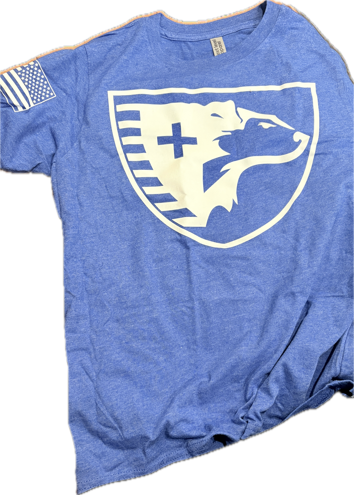 Youth Shield T-Shirt (Heather cool Blue)