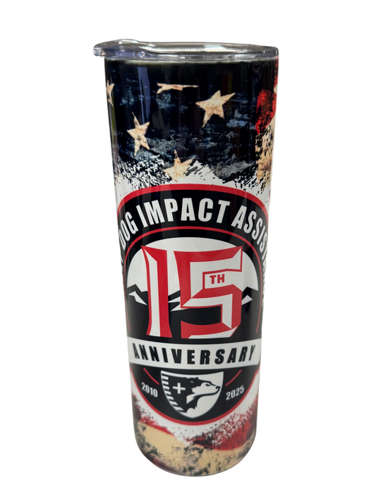 15th Anniversary Tumbler