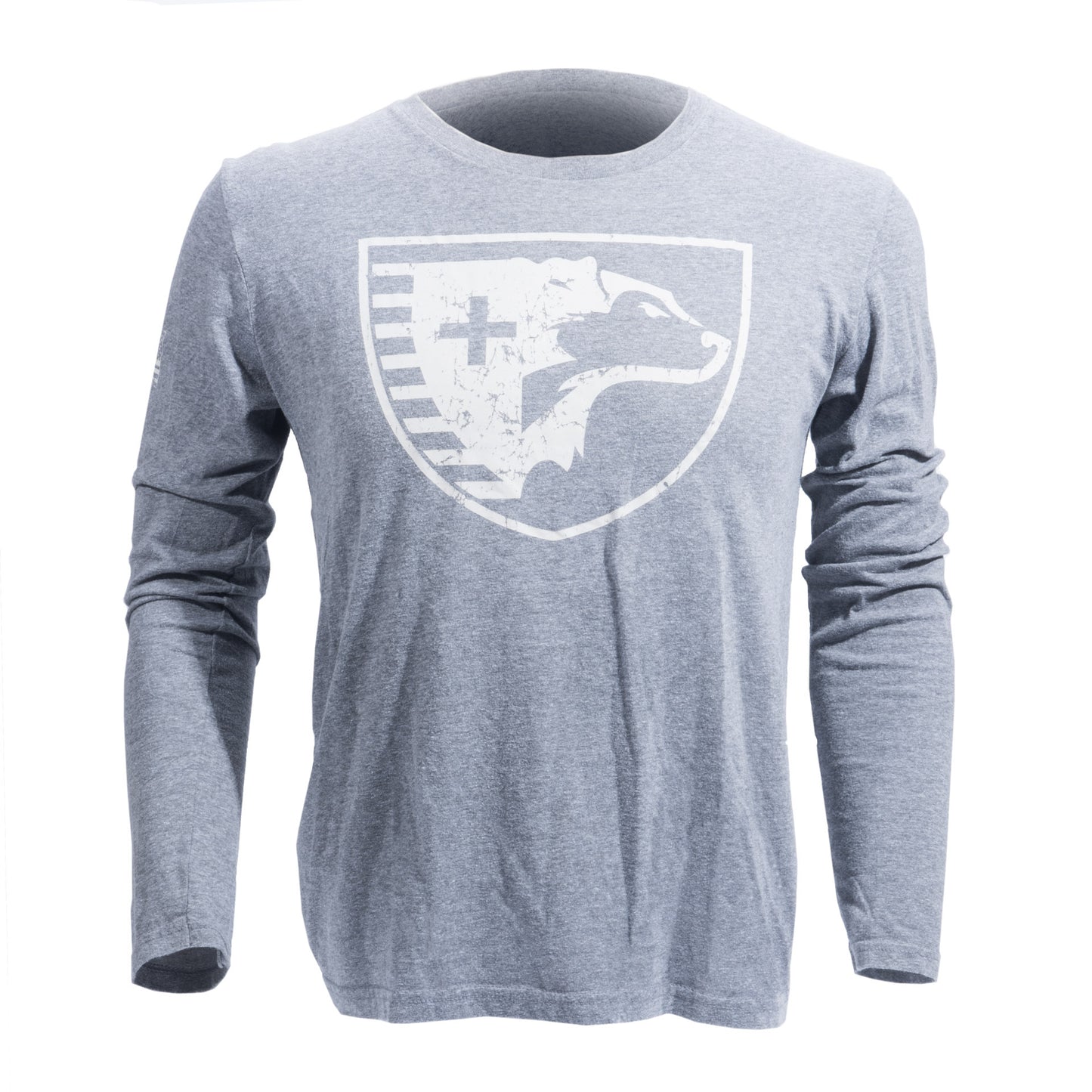 Shield Long Sleeve T-Shirt (Grey)