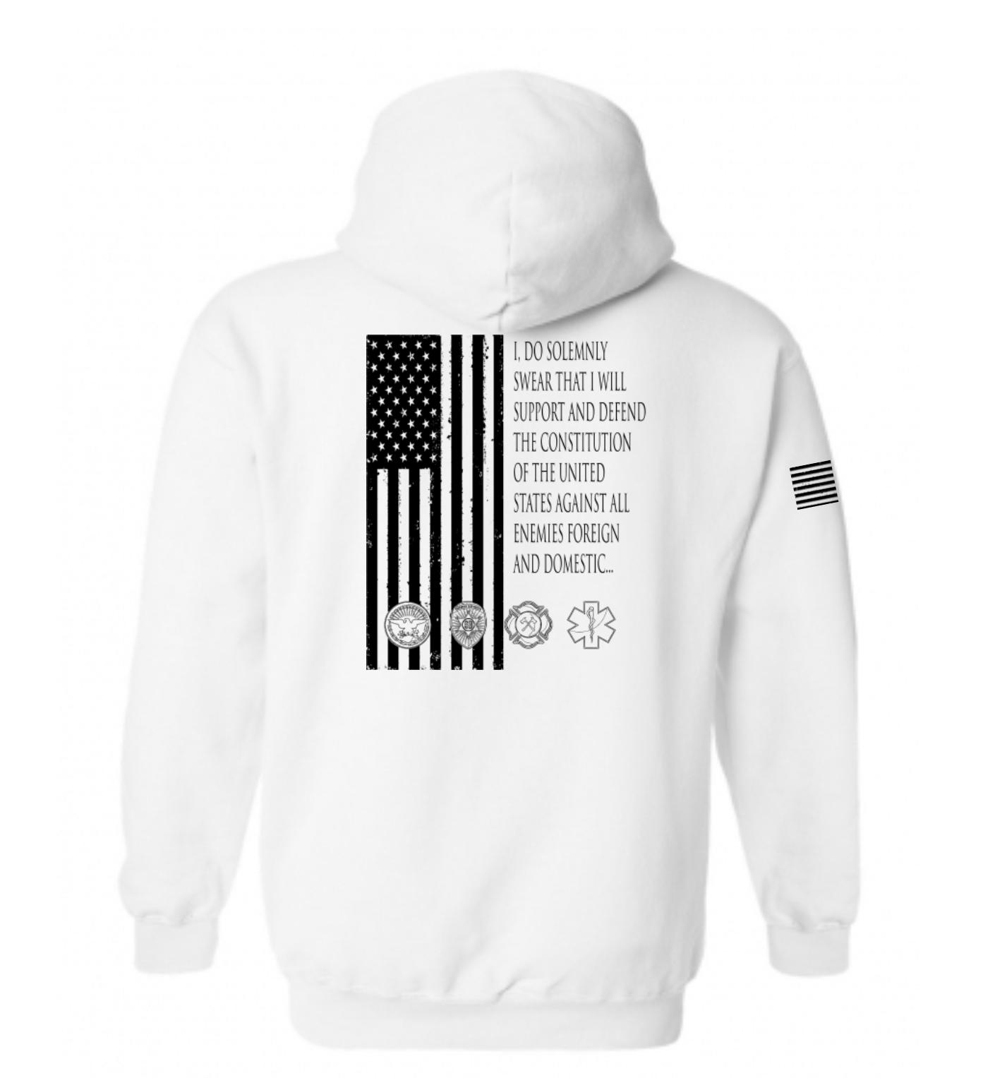Support and Defend Heavy Blend Hoodie
